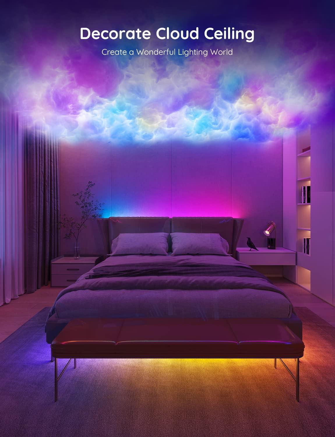 imageGovee 656 feet RGBIC LED Strip Lights for Bedroom Smart Strip Lights Alexa Compatible Color Changing LED Lights Home Decor 2 Rolls of 328 feet656ft
