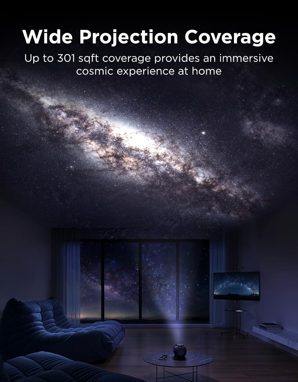 imageGovee Galaxy Light Star Projector 2 Pro 4 Megapixel HD Lens Planetarium Projector work with Matter Night Light Projector with 20 Preset Scenes Star LED Lights Projector Room Decor Gift for Kids