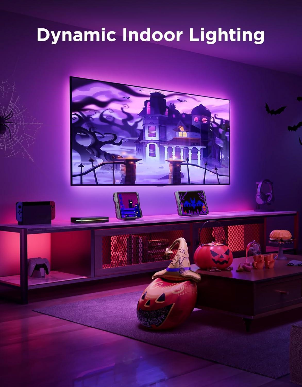 imageGovee Gaming Pixel Light RGBIC LED Panel with Realtime Info Display 150 Scene Modes ampamp DIY Options Smart Pixel Lights WiFi Only Works with Alexa Ideal for Game Room Decor 52x32 Pixels728591