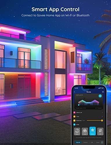 imageGovee Outdoor LED Strip Lights 984ft Smart Outdoor Lights Work with Alexa and Google Assistant App Control IP65 Waterproof RGBIC Lights for Patio Eave Party Decorations656ft