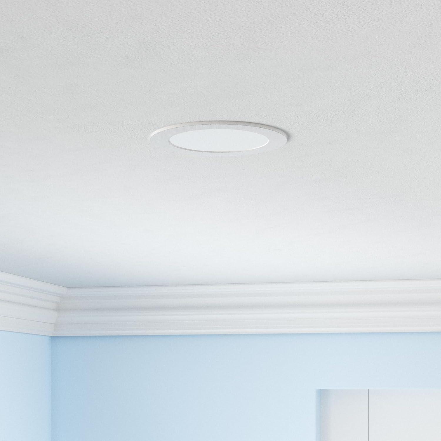 imageGovee Smart Recessed Lighting 6 Inch WiFi Bluetooth Direct Connect RGBWW LED Downlight 65 Scene Mode Canless Recessed Light Work with Alexa ampamp Google Assistant with Junction Box 1100 Lumen 4 Pack4 Inch