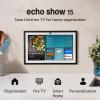 imageAmazon Echo Show 21 newest model Full HD 21quot kitchen hub for home organization with builtin Fire TV and Alexa15inch