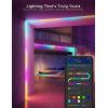 imageGovee 100ft RGBIC LED Strip Lights Smart LED Lights Work with Alexa and Google Assistant LED Lights for Bedroom WiFi App Control Segmented DIY Multiple Colors Color Changing Light 2 x 50ft164ft
