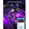 imageGovee Car LED Lights Smart Car Interior Lights with App Control RGB Lights with DIY Mode and Music Mode 2 Lines Design LED Lights for Cars with Car Charger 12V