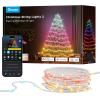imageGovee Christmas Lights 2 RGBWIC 99FT 300LEDs Holiday String Lights with Shape Mapping Function Smart LED Decoration for Indoor Outdoor Tree 130 Preset Scenes Voice and APP Control Green WireClear
