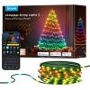 imageGovee Christmas Lights 2 RGBWIC 99FT 300LEDs Holiday String Lights with Shape Mapping Function Smart LED Decoration for Indoor Outdoor Tree 130 Preset Scenes Voice and APP Control Green WireGreen