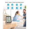 imageGovee Digital Hygrometer Indoor Thermometer Room H5075 Bluetooth Temperature Humidity Meter with 164ft Remote App Control Notification Alerts 2 Years Data Storage Export for Bedroom Wine CellarBlack