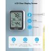 imageGovee Digital Hygrometer Indoor Thermometer Room H5075 Bluetooth Temperature Humidity Meter with 164ft Remote App Control Notification Alerts 2 Years Data Storage Export for Bedroom Wine CellarBlack