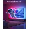 imageGovee Envisual TV LED Backlight T2 with Dual Cameras 118ft RGBIC WiFi LED Strip Lights for 5565 inch TVs Double Strip Light Beads for Home Decorations Smart App Control Music Sync21FT for 98100 TV