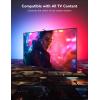 imageGovee Envisual TV LED Backlight T2 with Dual Cameras 118ft RGBIC WiFi LED Strip Lights for 5565 inch TVs Double Strip Light Beads for Home Decorations Smart App Control Music Sync118FT for 5565 TV