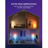 imageGovee Floor Lamp 2 with Matter RGBIC Warm Cool White LED Alexa Compatible 1725lm Music Sync Scene Modes Smart Floor Lamp for Living Room Bedroom Silver1 PackSilver