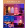 imageGovee GU10 Smart Bulb Matter RGBWW Light Bulb Work with Alexa Google Assistant WiFi ampamp Bluetooth Color Changing MR16 LED Bulbs 64 Dynamic Scenes Syncs with Music 4 Pack 400LM GU10 Base