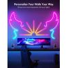 imageGovee Glide LED Wall Lights RGBIC Wall Lights Works with Alexa and Google Assistant Smart Glide Lively Light Bars for Gaming Room and Streaming Multicolor Glide Sconces 6 pcs14 Pcs