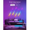 imageGovee Glide LED Wall Lights RGBIC Wall Lights Works with Alexa and Google Assistant Smart Glide Lively Light Bars for Gaming Room and Streaming Multicolor Glide Sconces 6 pcs6 Pcs