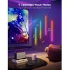 imageGovee Glide LED Wall Lights RGBIC Wall Lights Works with Alexa and Google Assistant Smart Glide Lively Light Bars for Gaming Room and Streaming Multicolor Glide Sconces 6 pcs6 Pcs