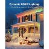 imageGovee Icicle Lights Smart RGBIC Christmas Lights for Outside 66ft with 800 LEDs Christmas Icicle Light for Outdoor IP67 Waterproof Music Sync Voice Control 78 Scene Modes for Holiday Decor66ft