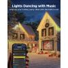 imageGovee Icicle Lights Smart RGBIC Christmas Lights for Outside 66ft with 800 LEDs Christmas Icicle Light for Outdoor IP67 Waterproof Music Sync Voice Control 78 Scene Modes for Holiday Decor33ft
