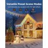 imageGovee Icicle Lights Smart RGBIC Christmas Lights for Outside 66ft with 800 LEDs Christmas Icicle Light for Outdoor IP67 Waterproof Music Sync Voice Control 78 Scene Modes for Holiday Decor66ft