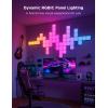 imageGovee Mini Panel Lights RGBIC Wall Lights Smart LED Wall Panels Works with Matter Alexa Google Assistant Sync with Music DIY Gaming Light for Home Decor Office Bedroom 20 Pcs10 Pcs