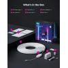 imageGovee Neon Rope Light for Wall Lining LED Rope Lights Work with Matter Google Assistant Alexa 164ft RGBIC Strip Lights with Smart App Control and Music Sync for Living Room Bedroom Wall Corners