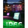 imageGovee Outdoor Flood Lights 2 RGBIC Warm Cold White LED Lights for Outdoor Decorations 50 Scene Modes Landscape Lighting Upgrated IP66 with App Control Wired 4 Pack6 pack