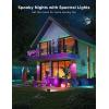 imageGovee Outdoor Flood Lights 2 RGBIC Warm Cold White LED Lights for Outdoor Decorations 50 Scene Modes Landscape Lighting Upgrated IP66 with App Control Wired 4 Pack4 pack