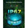 imageGovee Outdoor Ground Lights 2 50ft Patio Decorations 15 Pack RGBIC Pathway Lights with 100LM Warm White IP67 Waterproof 63 Scene Modes Works with Alexa Google Assistant50ft