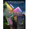 imageGovee Outdoor LED Strip Lights 984ft Smart Outdoor Lights Work with Alexa and Google Assistant App Control IP65 Waterproof RGBIC Lights for Patio Eave Party Decorations984ft