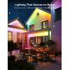 imageGovee Outdoor LED Strip Lights RGBIC with Warm and Cold White 328ft 24G WiFi Smart Outdoor Lights IP65 Waterproof Work with Alexa and Google Assistant App Control for Porch Patio Eave Party328 ft