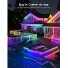 imageGovee Outdoor LED Strip Lights RGBIC with Warm and Cold White 328ft 24G WiFi Smart Outdoor Lights IP65 Waterproof Work with Alexa and Google Assistant App Control for Porch Patio Eave Party984 ft