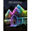 imageGovee Outdoor LED Strip Lights RGBIC with Warm and Cold White 328ft 24G WiFi Smart Outdoor Lights IP65 Waterproof Work with Alexa and Google Assistant App Control for Porch Patio Eave Party984 ft
