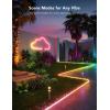 imageGovee Outdoor Neon Rope Lights 328ft RGBIC IP67 Waterproof Patio Decorations with 64 Scene Modes Music Sync Flexible LED Outdoor Lights Neon Lights Work with Alexa Google Assistant328ft