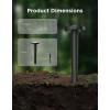 imageGovee Outdoor Pathway Lights 2 IP66 Waterproof Patio Lights 60 Scene Modes Landscape Lighting for Yard Garage Garden Lawn Outdoor Decor Works with Alexa Google Assistant Matter Wired 4 Pack