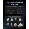 imageGovee Outdoor Tree Lights 3Pack RGBWIC LED Landscape Lighting IP67 Waterproof Outdoor Lights for Yard Patio Garden 66 Scene Modes with App Control Works with Alexa Google Assistant Matter