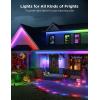 imageGovee Outdoor Wall Light 1500LM Smart RGBIC Porch Lights Outdoor with 45 Scene Modes IP65 Waterproof for Outdoor Decor DIY Lighting Effects Works with Alexa Google Assistant and Matter 2 Pack2