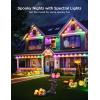 imageGovee Permanent Outdoor Lights Pro 200ft with 120 RGBIC LED Lights for Daily and Accent Lighting 75 Scene Modes for Outdoor Decor IP67 Waterproof Works with Alexa Google Assistant Matter WhiteWhite