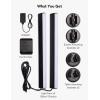 imageGovee RGBIC Light Bars 15 Inches WiFi TV Backlight Suitable for 4570 inch TVs Smart Light Bars with Multiple Placement Options Work with Alexa and Google Assistant BlackBlack