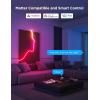 imageGovee RGBIC Neon Lights LED Smart Neon Rope Light 2 Works with Matter Alexa Google Assistant Custom DIY Neon Strip Lights for Bedroom and Holiday Decor Softer Material 328ft WhiteWhite
