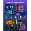 imageGovee RGBIC Neon Lights LED Smart Neon Rope Light 2 Works with Matter Alexa Google Assistant Custom DIY Neon Strip Lights for Bedroom and Holiday Decor Softer Material 328ft WhiteWhite