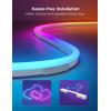 imageGovee RGBIC Neon Lights LED Smart Neon Rope Light 2 Works with Matter Alexa Google Assistant Custom DIY Neon Strip Lights for Bedroom and Holiday Decor Softer Material 328ft WhiteWhite