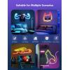 imageGovee RGBIC Neon Lights LED Smart Neon Rope Light 2 Works with Matter Alexa Google Assistant Custom DIY Neon Strip Lights for Bedroom and Holiday Decor Softer Material 328ft WhiteWhite