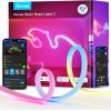 imageGovee RGBIC Neon Lights LED Smart Neon Rope Light 2 Works with Matter Alexa Google Assistant Custom DIY Neon Strip Lights for Bedroom and Holiday Decor Softer Material 328ft WhiteWhite