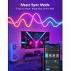 imageGovee RGBIC Neon Rope Light 164ft LED Strip Lights Music Sync DIY Design Works with Alexa Google Assistant Neon Lights for Gaming Room Living Bedroom Wall Decor Not Support 5G WiFi