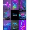 imageGovee RGBIC Neon Rope Light 164ft LED Strip Lights Music Sync DIY Design Works with Alexa Google Assistant Neon Lights for Gaming Room Living Bedroom Wall Decor Not Support 5G WiFi