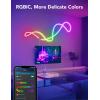 imageGovee RGBIC Neon Rope Light 164ft LED Strip Lights Music Sync DIY Design Works with Alexa Google Assistant Neon Lights for Gaming Room Living Bedroom Wall Decor Not Support 5G WiFi