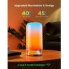 imageGovee RGBIC Smart Table Lamp 2 Touch Bedside Small Table Lamp Work with Matter Alexa LED Desk Lamp with 64 Scene Modes Color Changing Lamp for Bedroom Living Room Dimmable Night LightCorded