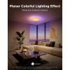 imageGovee Smart Ceiling Light 4300LM RGBIC LED Ceiling Light Fixture Works with Matter Flush Mount Light Fixture DIY Colors 2700K6500K Dimmable for Bedroom Living Room 15 Inch 1 Pack