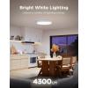 imageGovee Smart Ceiling Light 4300LM RGBIC LED Ceiling Light Fixture Works with Matter Flush Mount Light Fixture DIY Colors 2700K6500K Dimmable for Bedroom Living Room 15 Inch 1 Pack