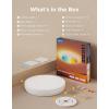 imageGovee Smart Ceiling Light 4300LM RGBIC LED Ceiling Light Fixture Works with Matter Flush Mount Light Fixture DIY Colors 2700K6500K Dimmable for Bedroom Living Room 15 Inch 1 Pack