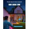 imageGovee Smart Outdoor String Lights 2 144ft Outdoor Lights with Dimmable Warm White LED Bulbs 47 Scene Modes for Patio Backyard Balcony IP65 Waterproof Works with Alexa App Control144ft